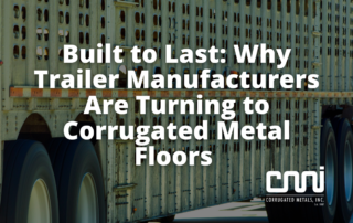 Built to Last: Why Trailer Manufacturers Are Turning to Corrugated Metal Floors - closeup of livestock trailer